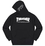 FTP Thrasher Logo Pullover Hoodie Black