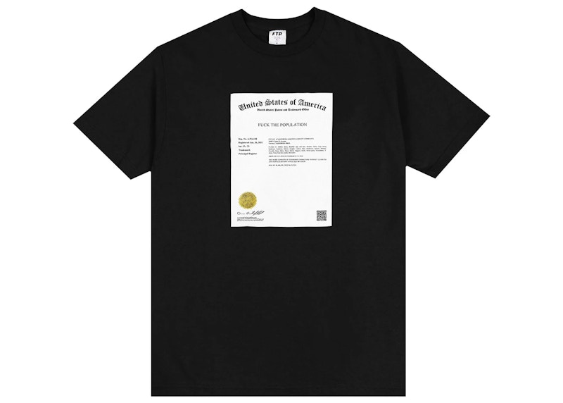 FTP Trademark Tee Black Men's - SS21 - US