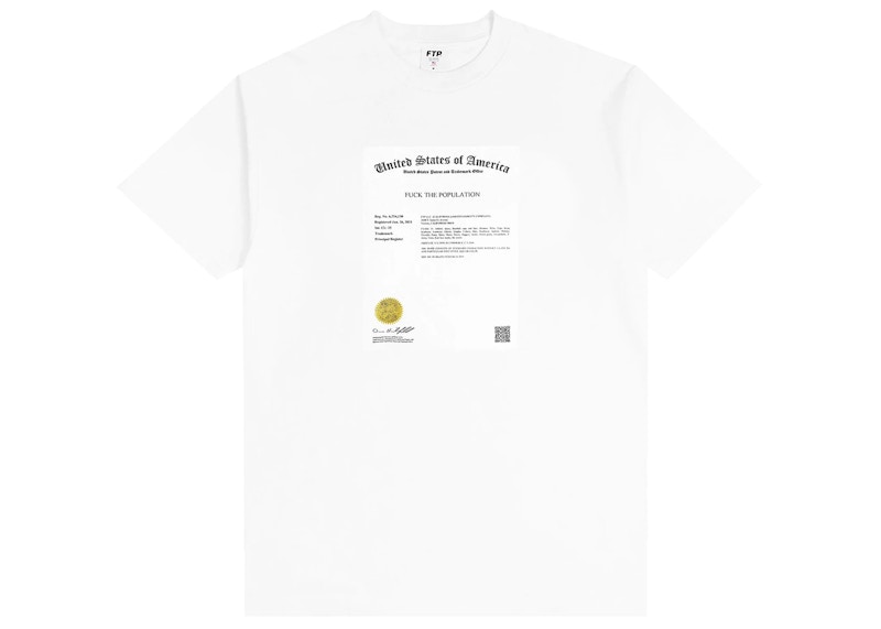 FTP Trademark Tee White - SS21 Men's - GB