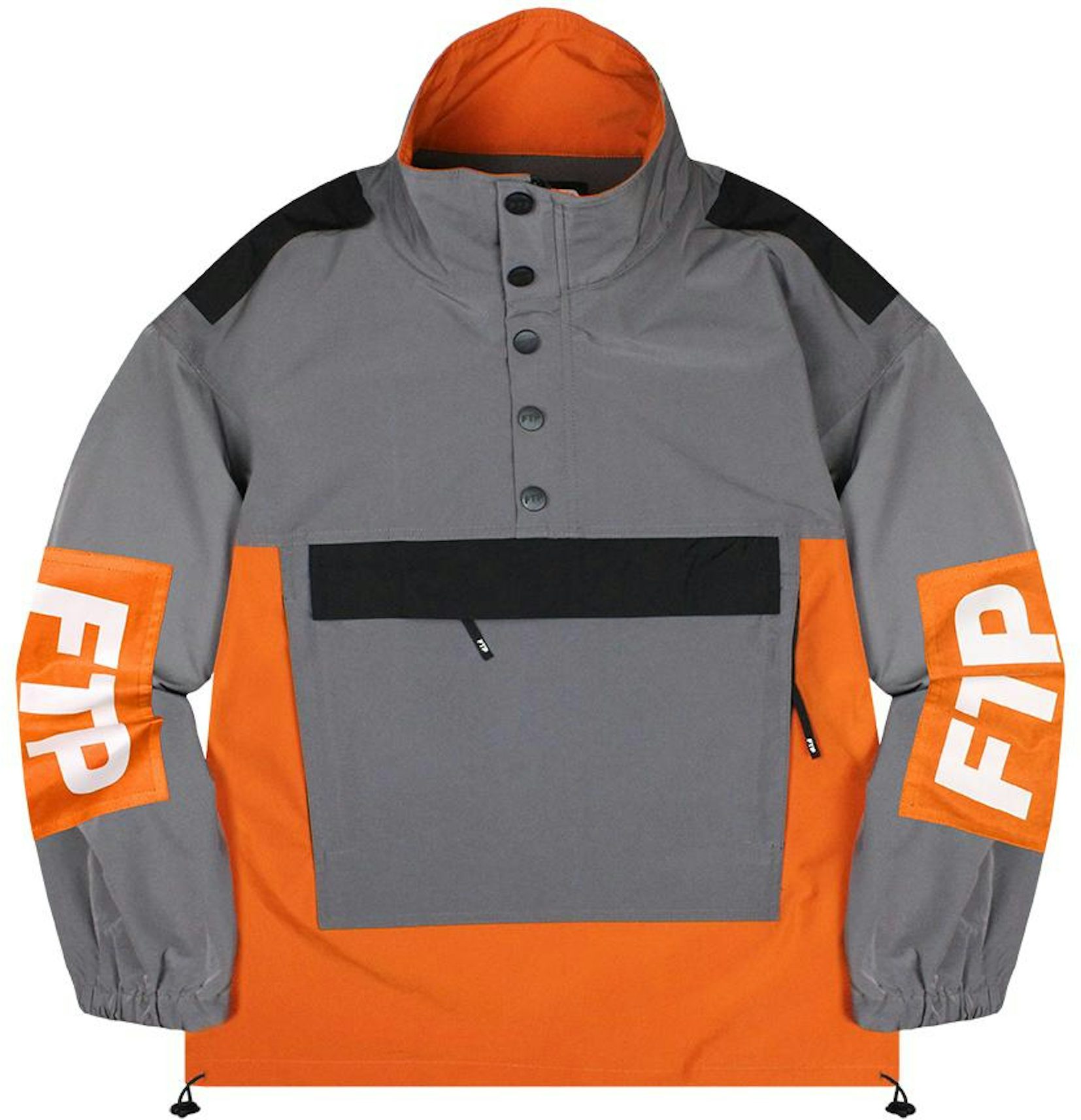 FTP Vertical Waterproof Jacket Charcoal メンズ - FW19 - JP
