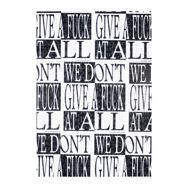 FTP WDGAF Puzzle Black/White