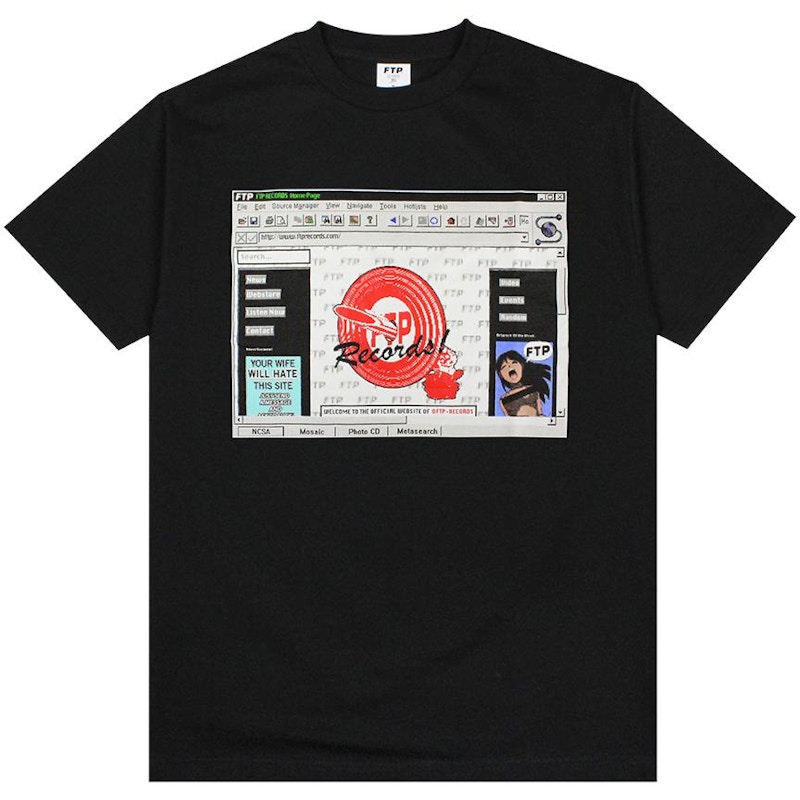 FTP Website Tee Black
