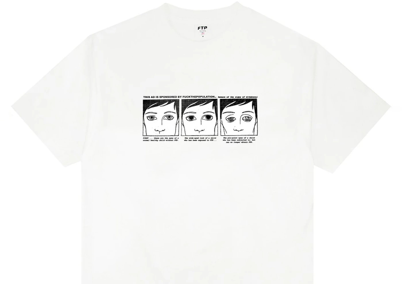 FTP Withdrawal Tee White Men's - SS21 - GB