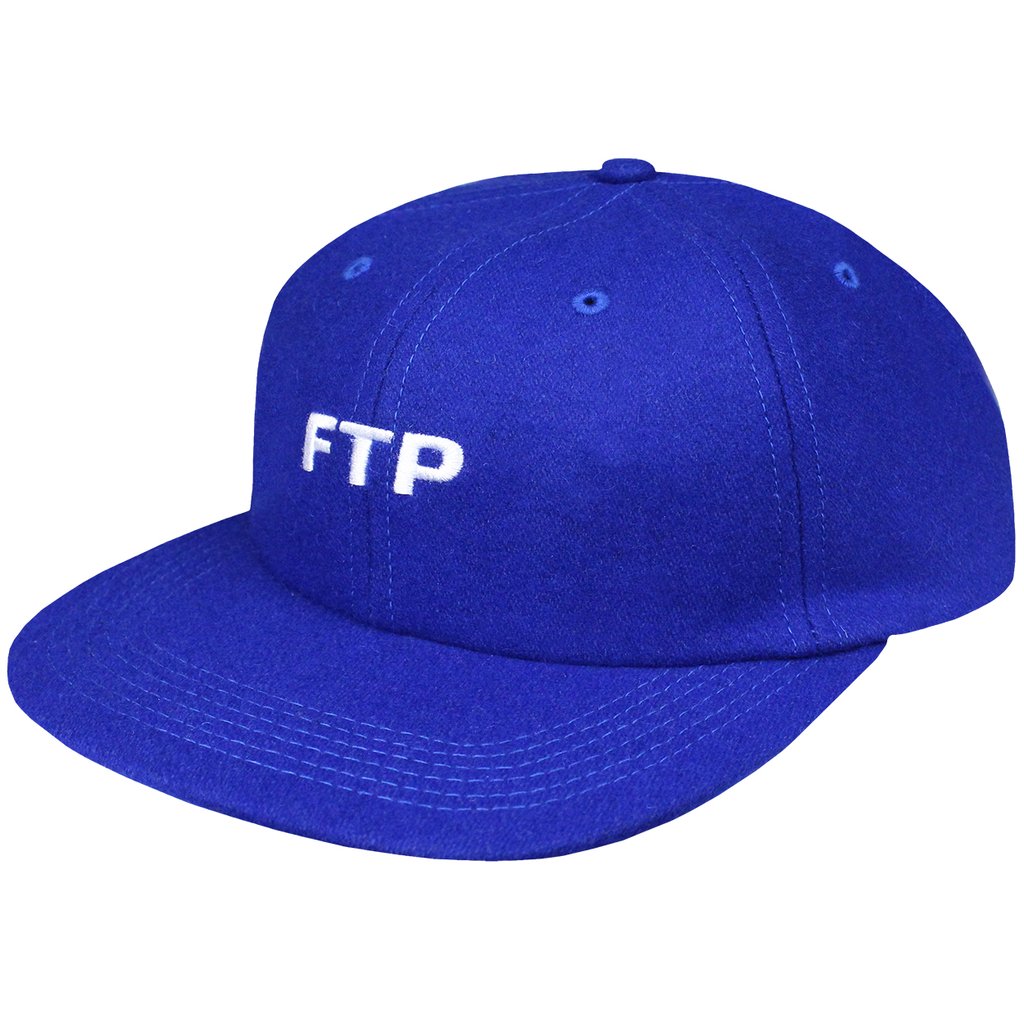 FTP Wool Logo 6 Panel Hat Blue - FW19 - US
