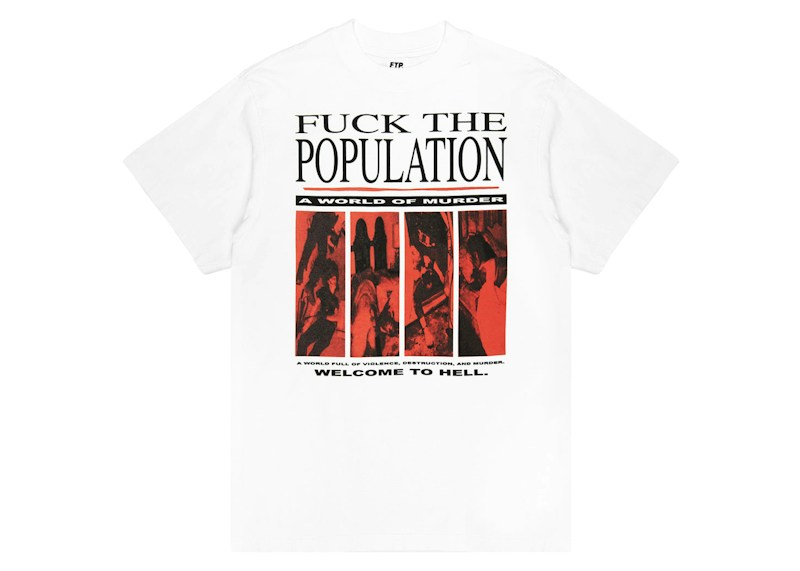 FTP World Of Murder Tee Weiß