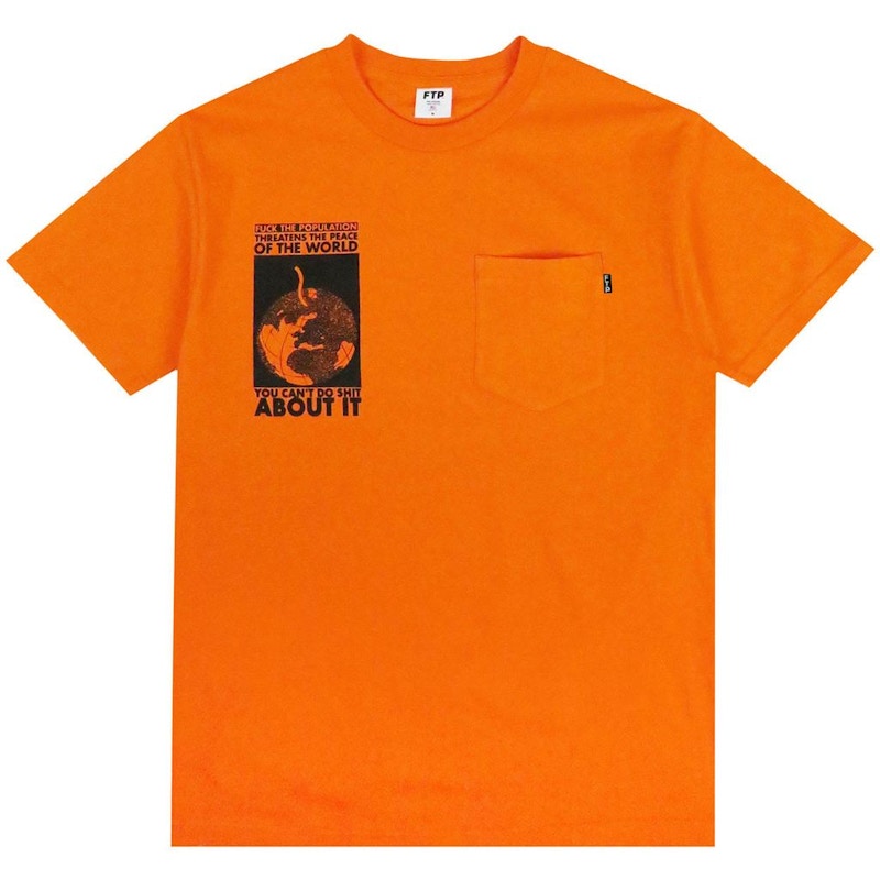 FTP World Pocket Tee Orange
