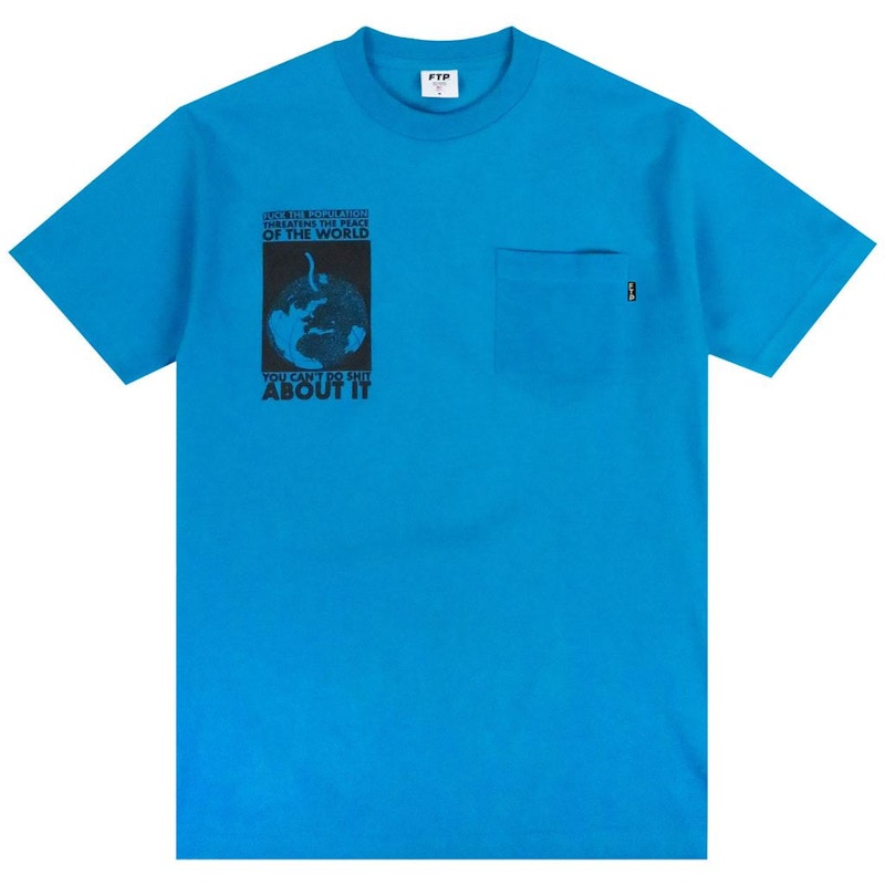 FTP World Pocket Tee Turquoise