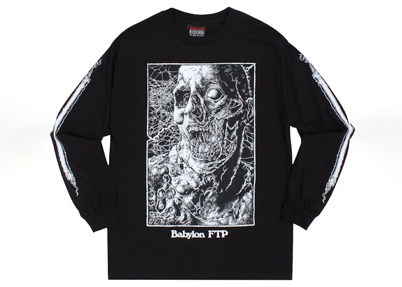 FTP x Babylon Depths of Hell L/S Tee Black Men's - 2021-10-30 - US