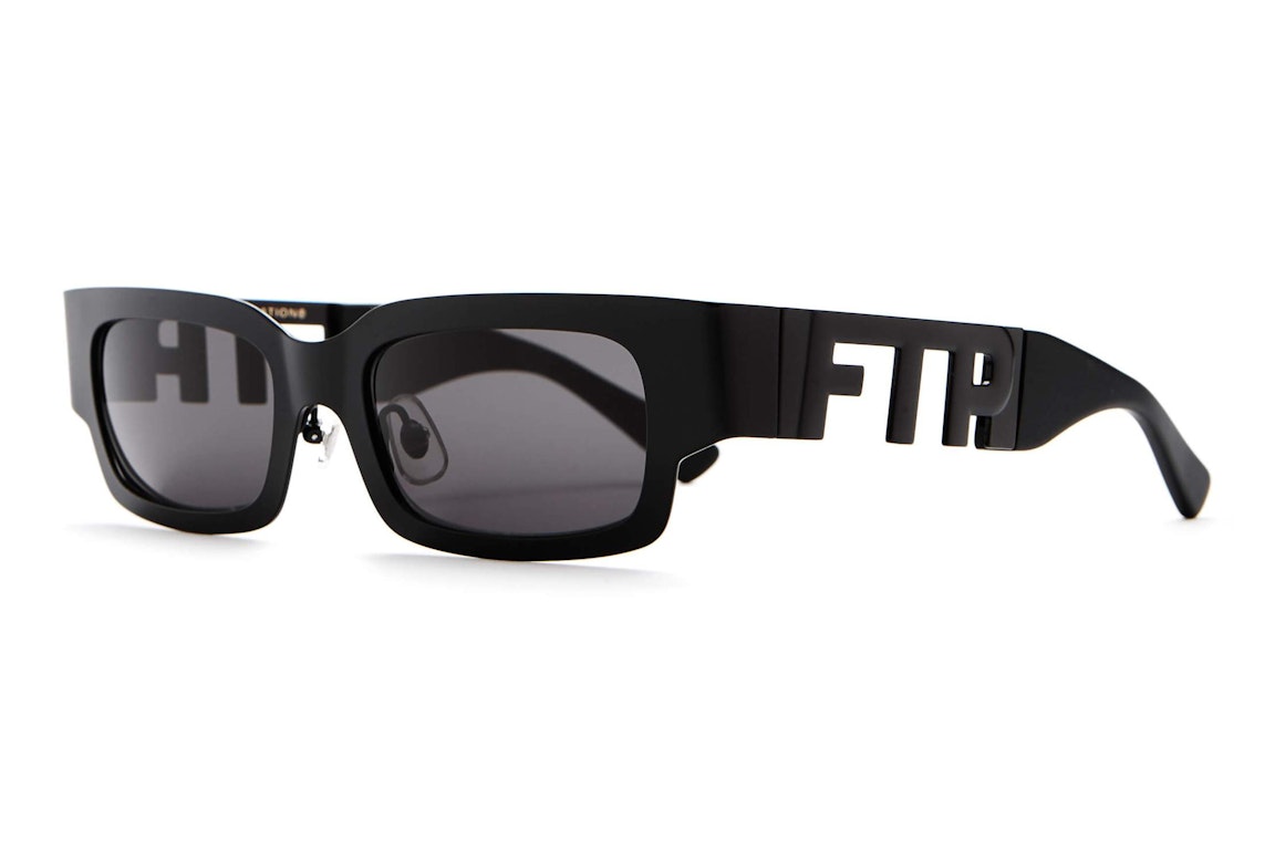Pre-owned Ftp X Crap Eyewear The  Steel Sunglasses Matte Black