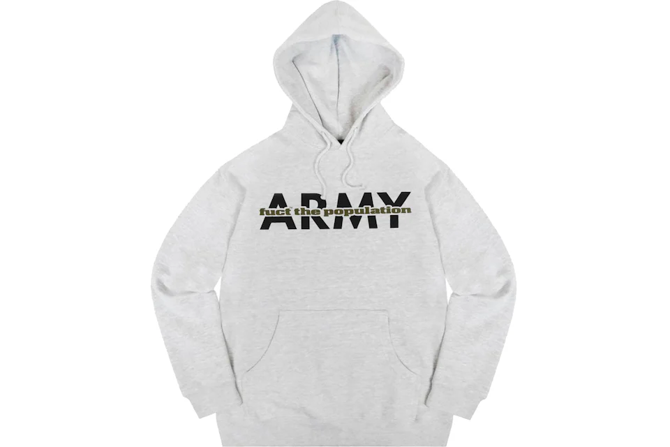 FTP x FUCT Army Pullover Heather Grey
