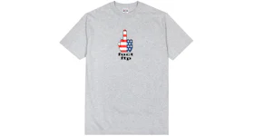 FTP x FUCT FTW Finger Tee Heather Grey