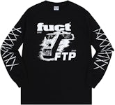 FTP x FUCT Fallen Cross L/S Tee Black