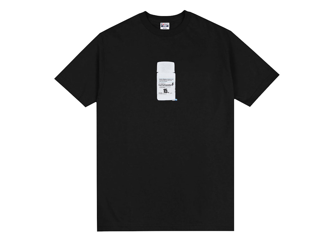 Pre-owned Ftp X Fuct Pill Bottle Tee Black