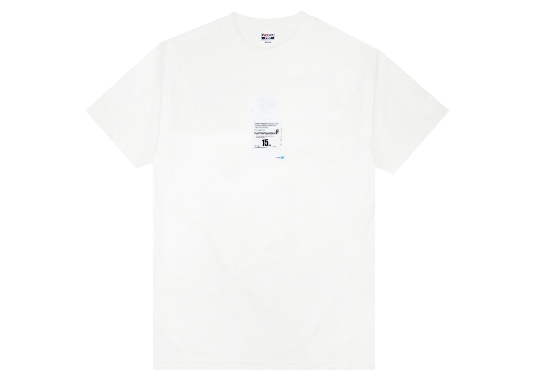 Pre-owned Ftp X Fuct Pill Bottle Tee White