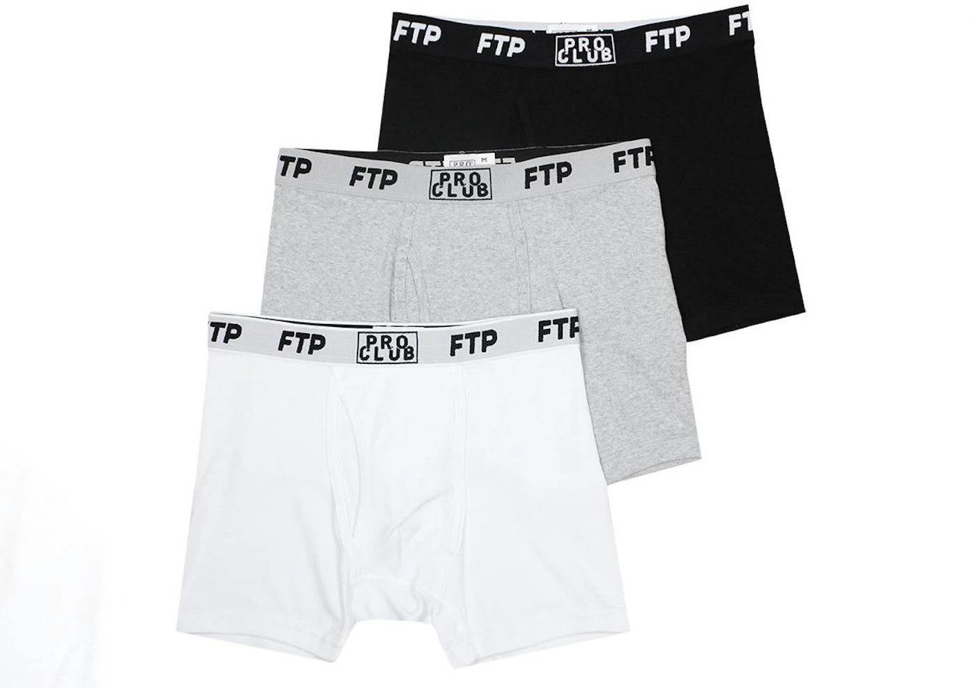 FTP x Pro Club Boxer Briefs (3 Pack) Multi Men's - FW21 - US