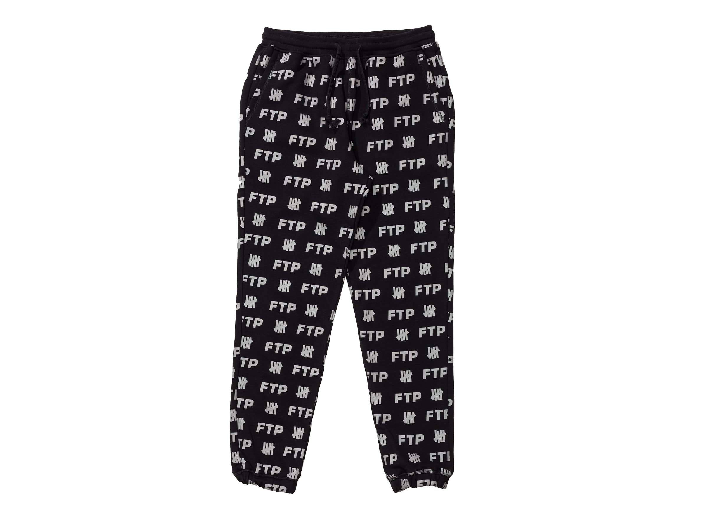 FTP x Undefeated All Over Sweatpant Black