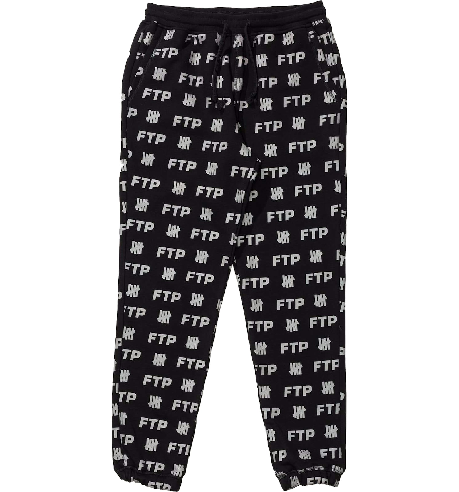 FTP x Undefeated All Over Sweatpant Black