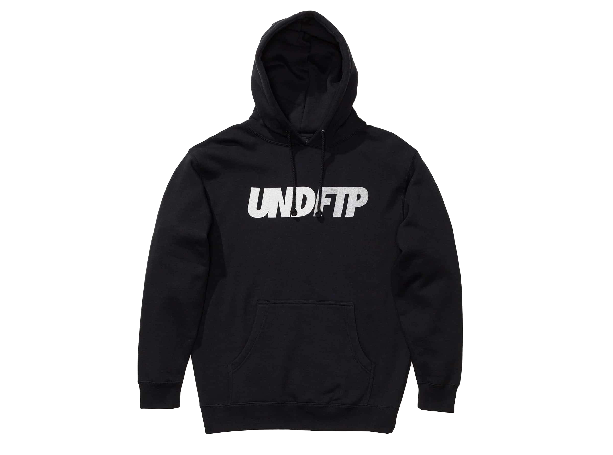 FTP x Undefeated Reflective Hoodie Black