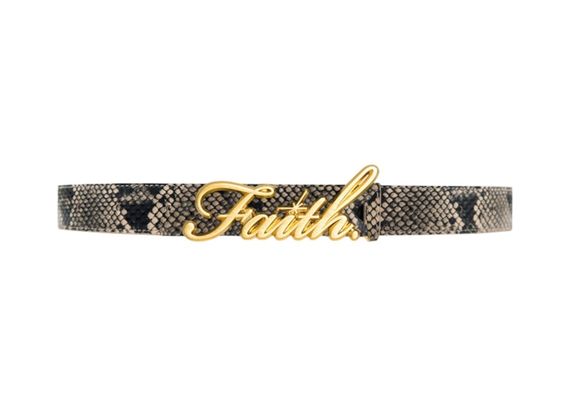 Faith By Luis Python Faith Belt Multicolor in Faux Leather - US