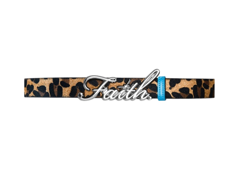 Faith By Luis The Valentino Leopard Chrome Faith Belt Multicolor