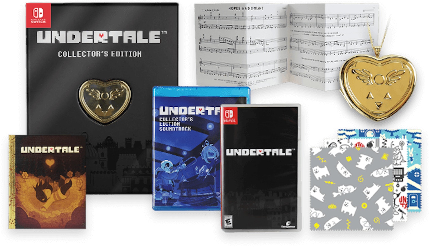 Fangamer Nintendo Switch Undertale Collector S Edition Video Game Bundle