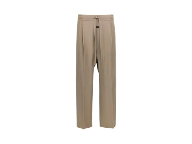 Pantalon à jambes larges à cordon Fear of God Beige poudré