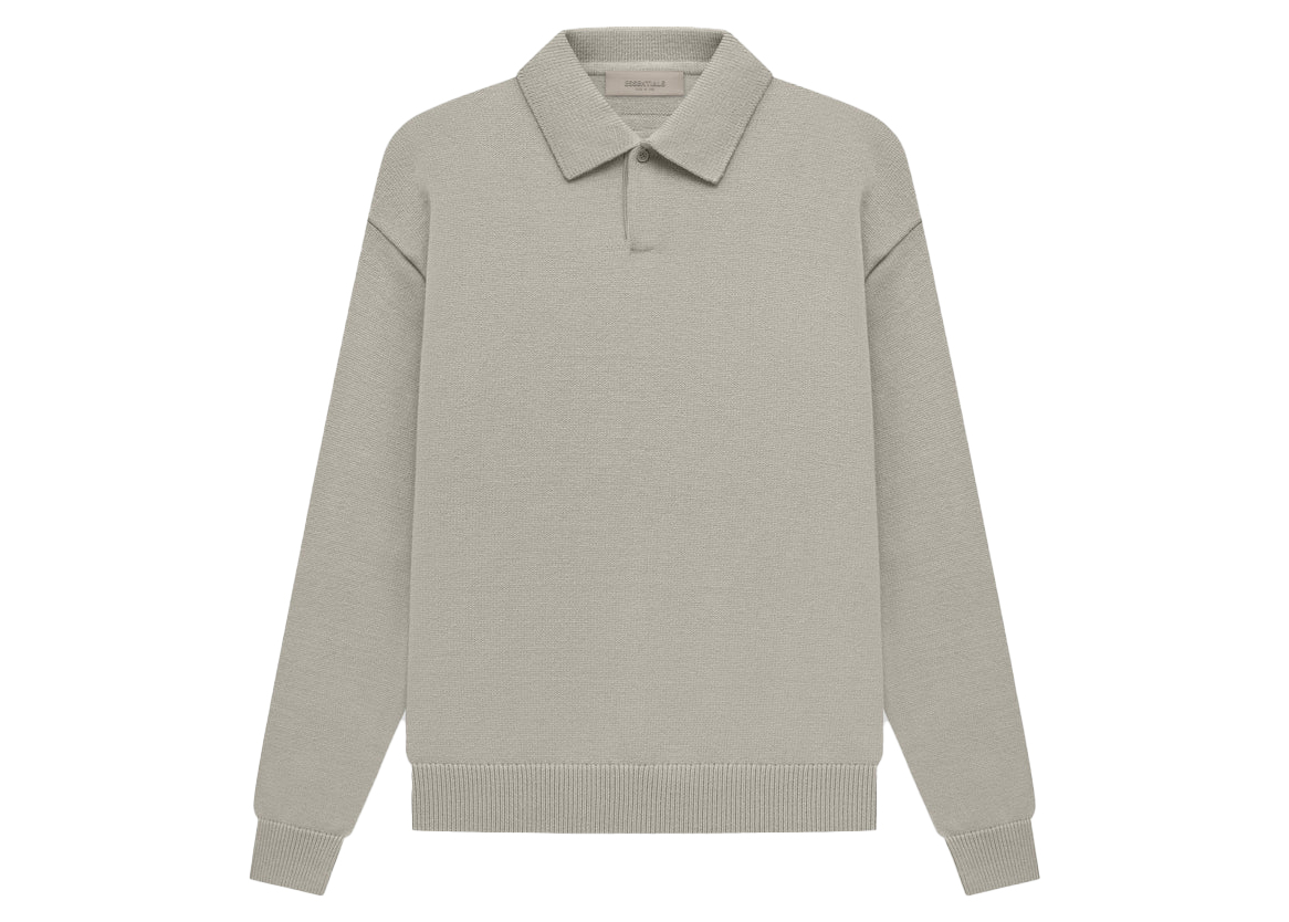 Fear of God Essentials Knit LS Polo Seal Men's - SS23 - US