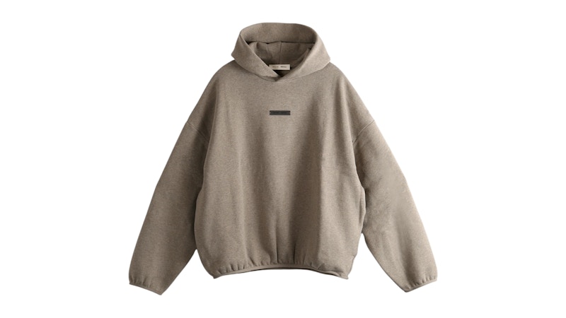 Pre-owned Fear Of God Men's Essentials Modern Fit Fleece Hoodie In Homestead Heather In Purple
