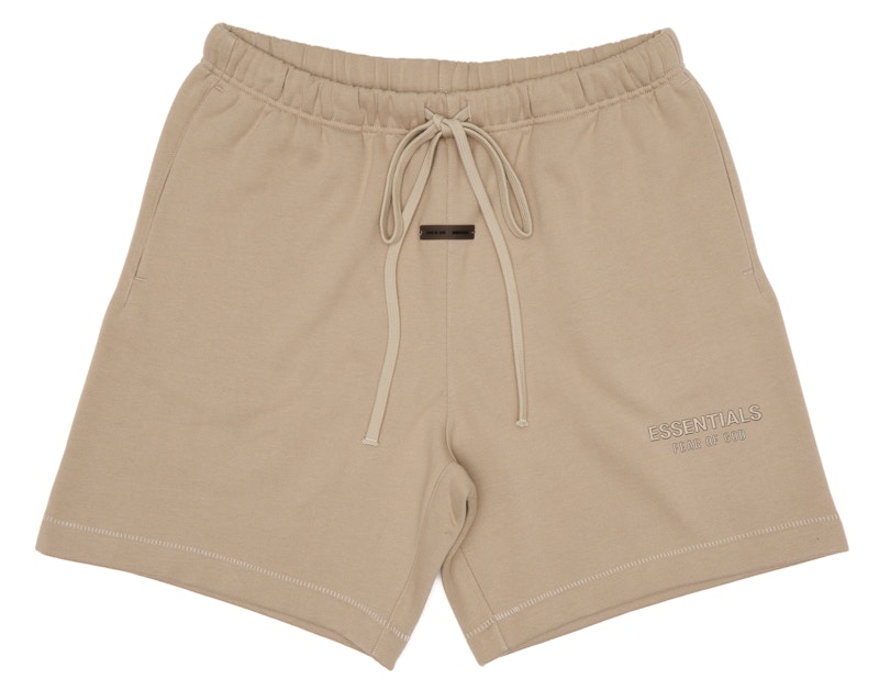 Fear of God Essentials Soccer Fleece Shorts Timber Men's - FW25 - US