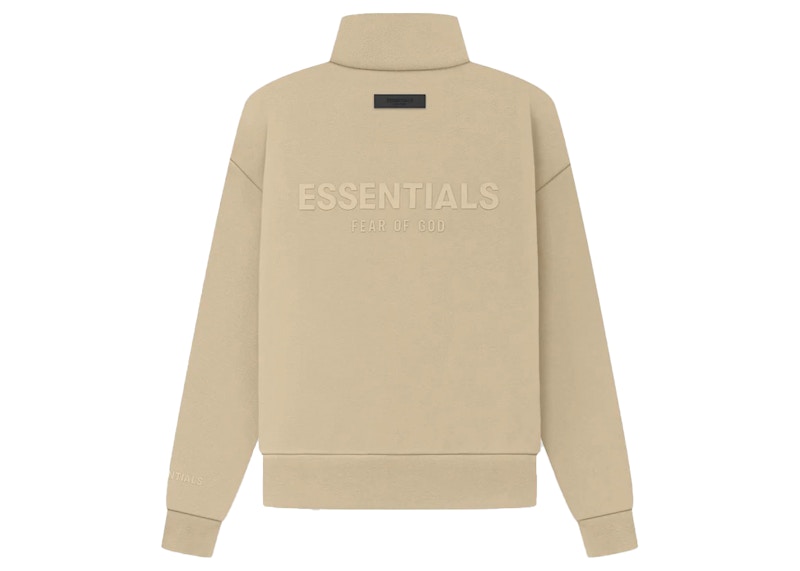 Pre-owned Fear Of God Essentials Women's Fullzip Jacket (ss23) In Sand