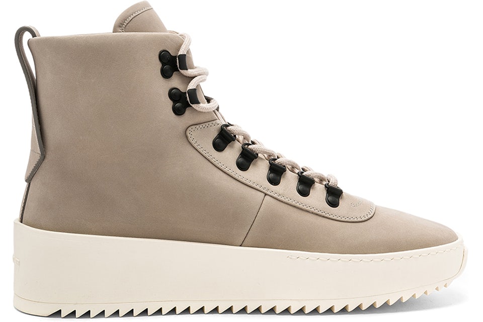 Fear Of God Hiking Sneaker Perla Grey Nubuck Men s FG02S18U