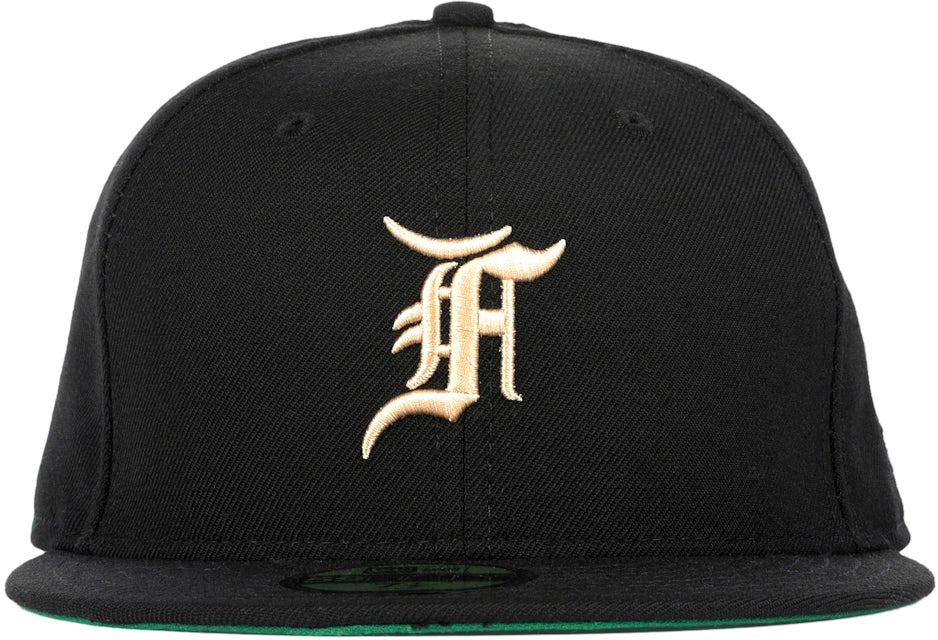 Hat - OF Fifth Black/Cream Fitted New US GOD Era Cap - FEAR Collection Jay-Z