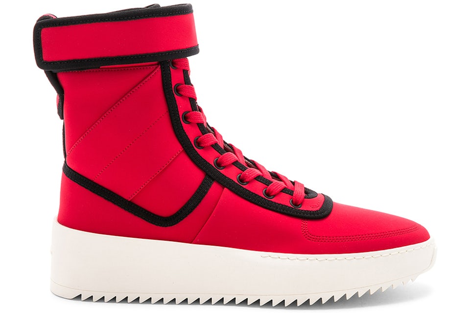 Fear Of God Military Sneaker Red Black Men s FG03S18U 20FNFG4099