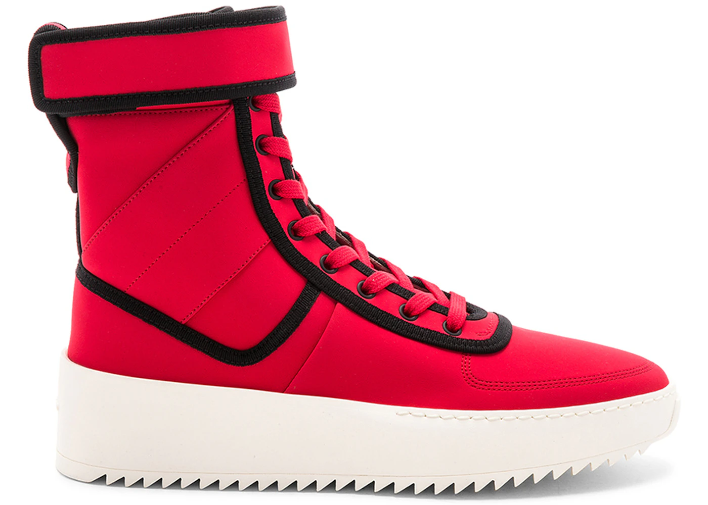 Fear of God Baskets Militaires Rouge Noir Homme Style FG03S18U 20FNFG4099 FR