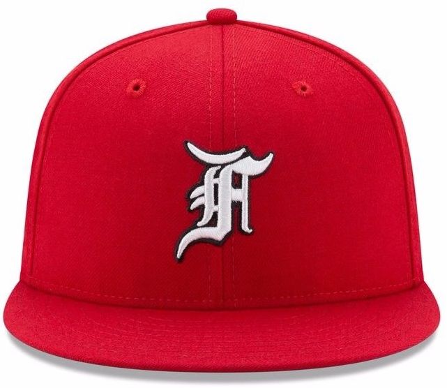 FEAR OF GOD All Star New Era Fitted Cap Hat Red - Fifth Collection ...