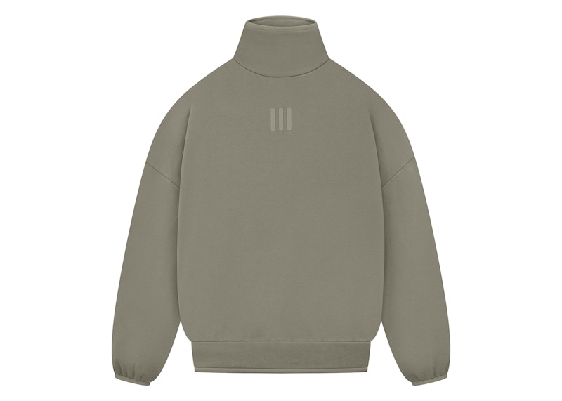 Pre-owned Fear Of God Men's  Athletics Heavy Fleece Mockneck In Clay