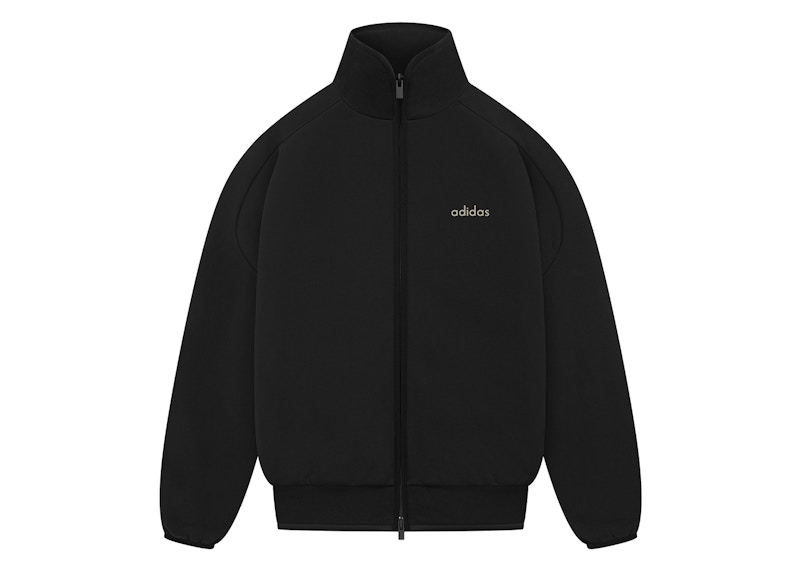 adidas × fog HEAVY FLEECE TRACK JACKET Fear of God Athletics Black adidas Originals Edition Heavy