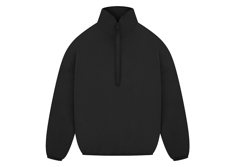 Fear of God Essentials Yankees Suede Fleece Modern Half Zip Top Dark Sapphire main image 0