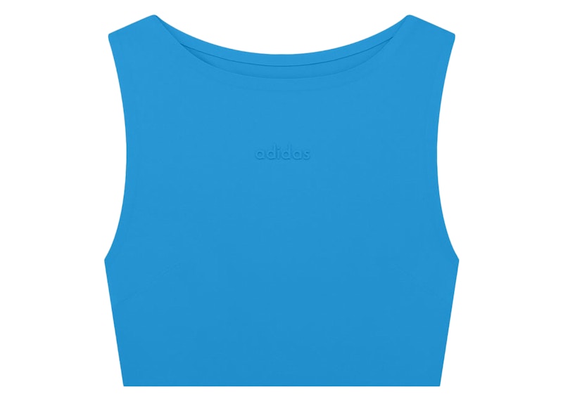 Pre-owned Fear Of God Athletics Womens Crop Tank In Blue Rush
