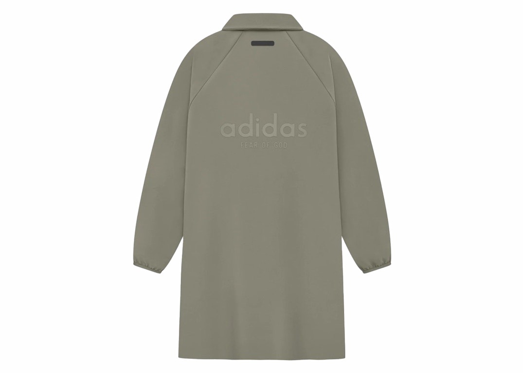 Pre-owned Fear Of God Athletics Car Coat Clay