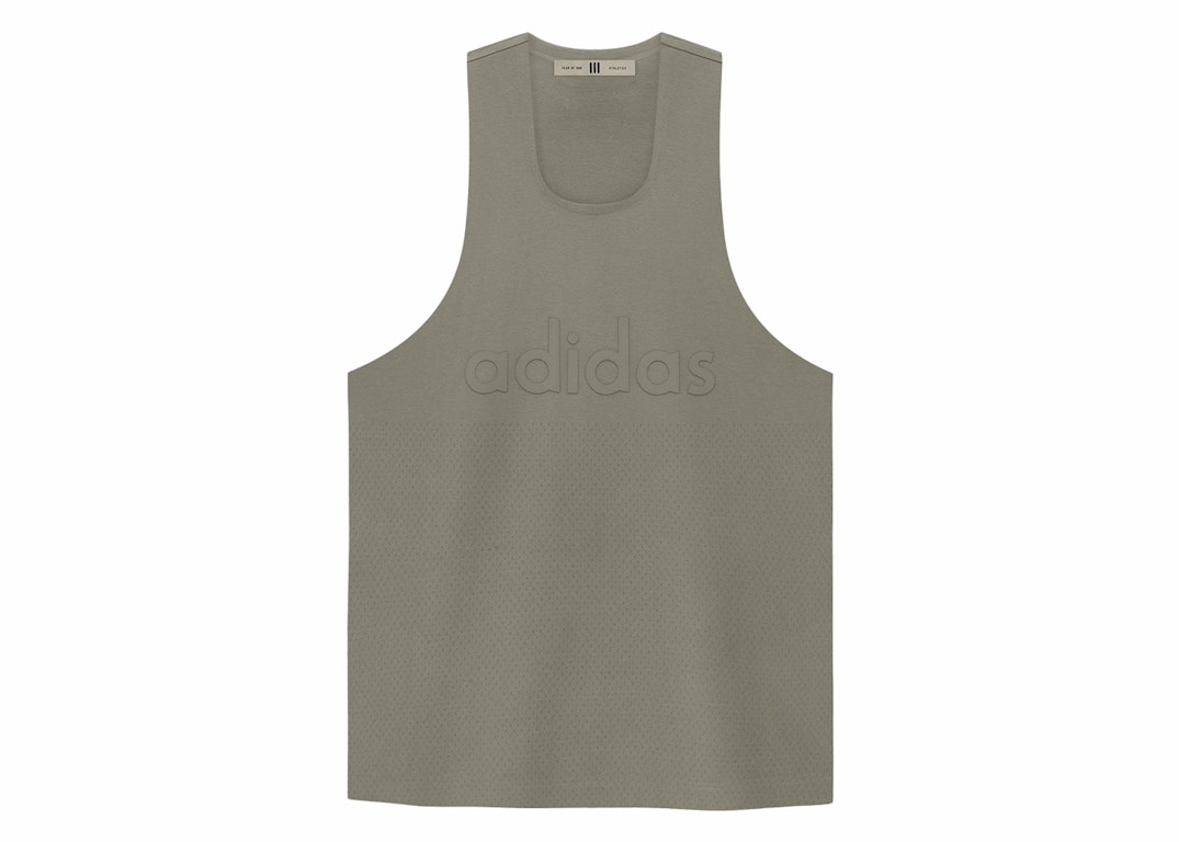 Pre-owned Fear Of God Athletics Performance Tank Clay