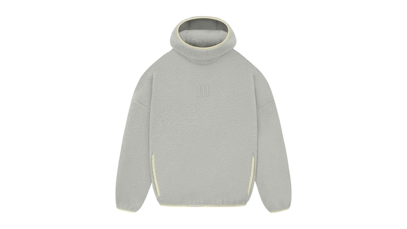 Pre-owned Fear Of God Men's  Athletics Polar Fleece Hike Hoodie In Sesame In Brown