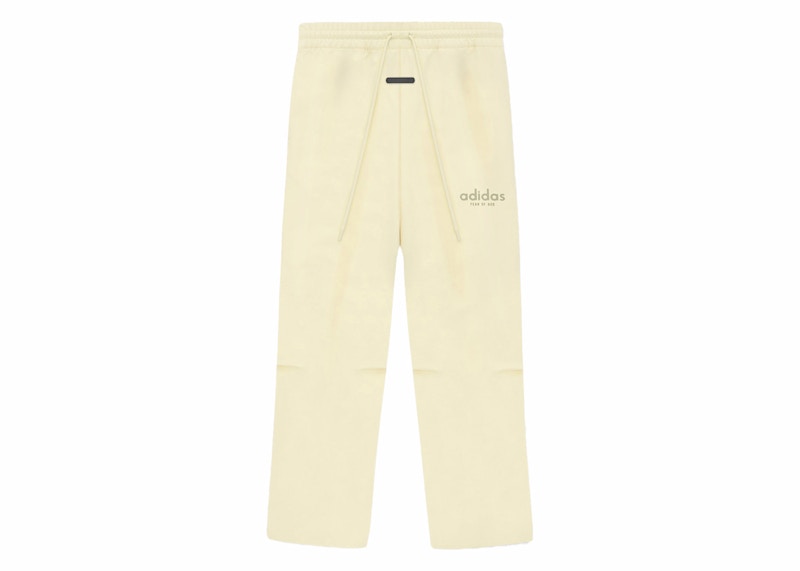 Pre-owned Fear Of God Men's Athletics Relaxed Trouser In Pale Yellow