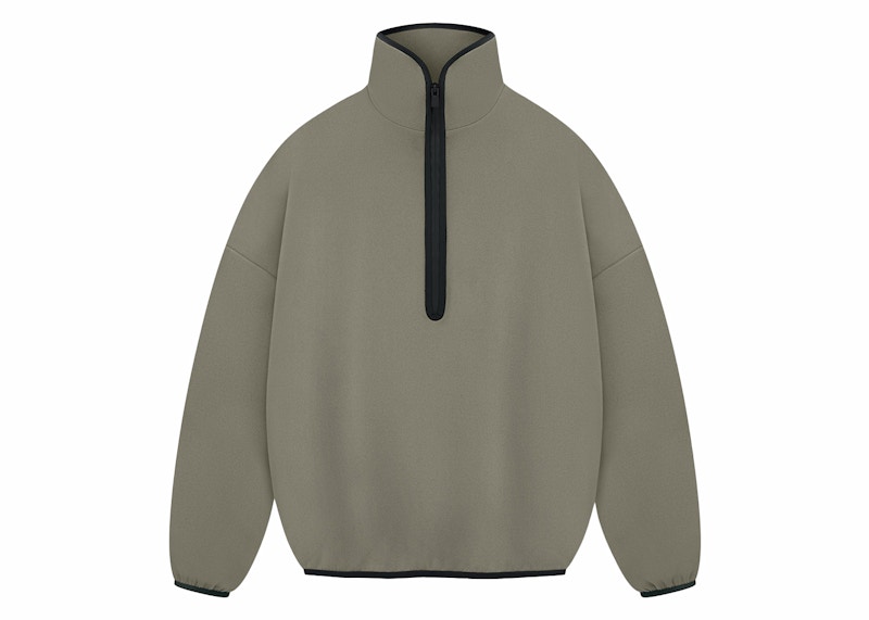 Fear of God Athletics Suede Fleece 1/2 Zip Clay メンズ - SS24 - JP