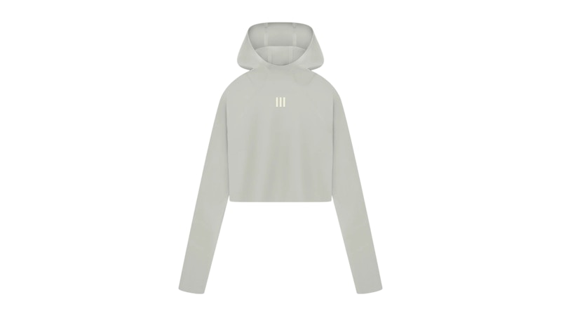Fear of God Athletics Women's Base Layer Crop Hoodie Sesame