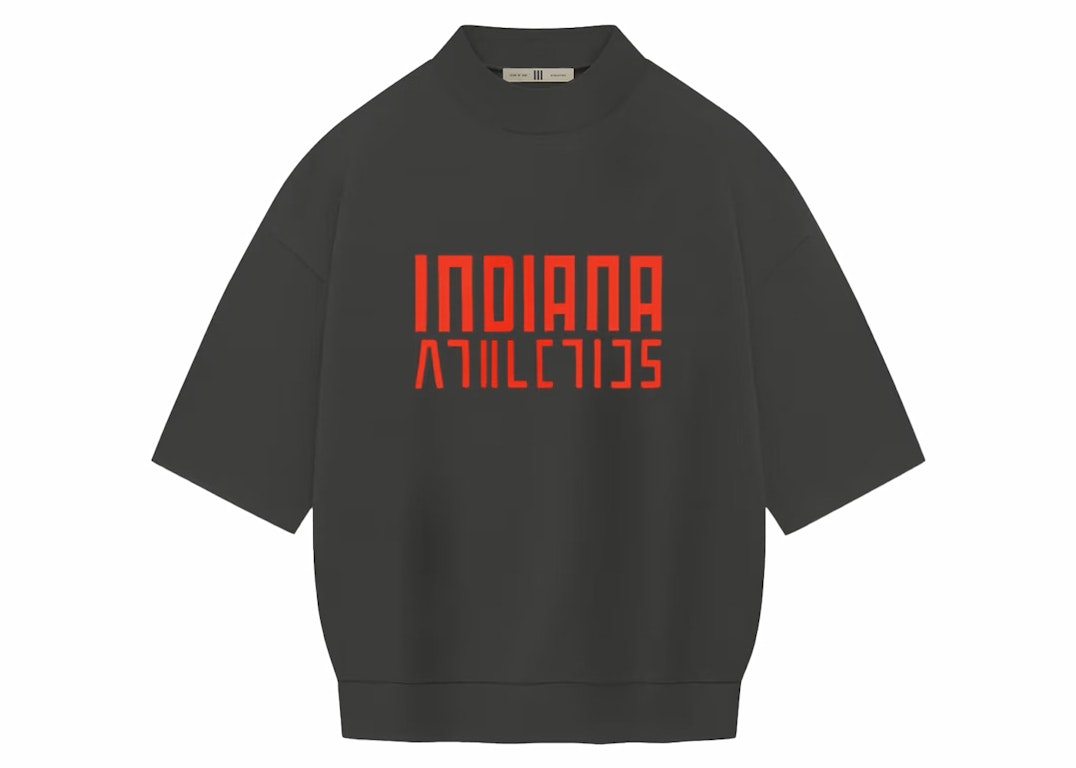 Pre-owned Fear Of God Athletics X Indiana University Hoosiers T-shirt Grey