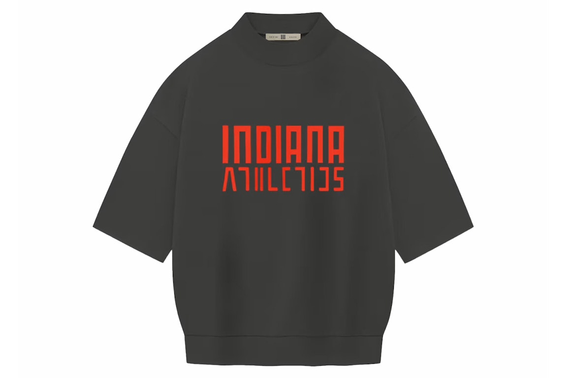 Pre-owned Fear Of God Athletics X Indiana University Hoosiers T-shirt Grey
