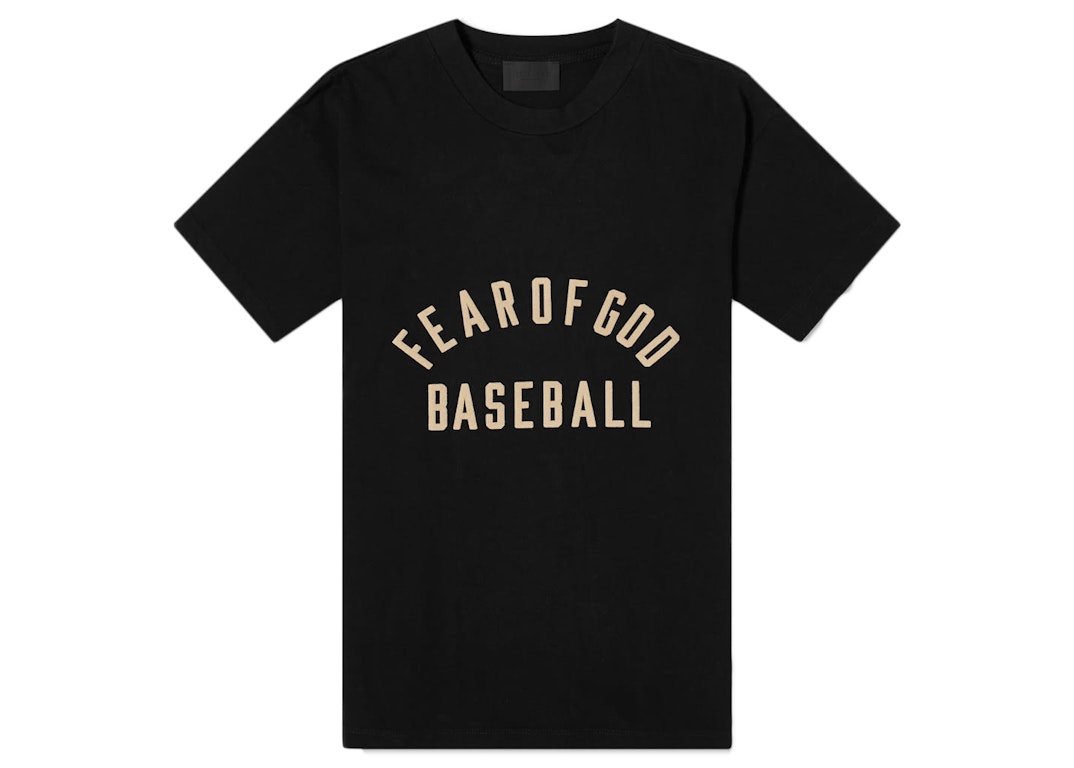 Pre-owned Fear Of God Baseball T-shirt Black