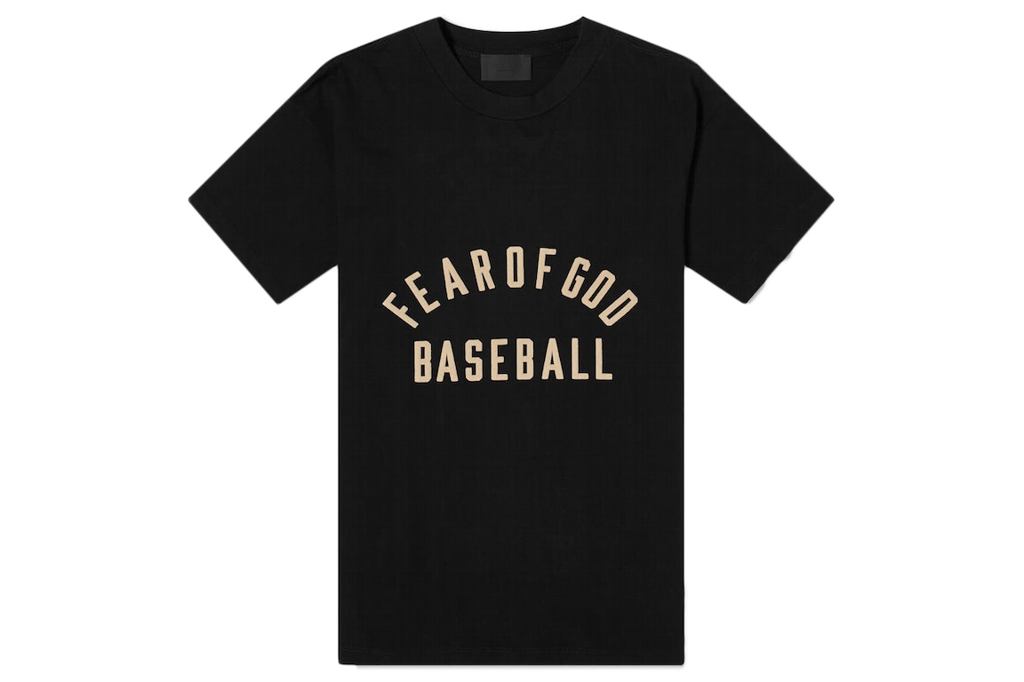 Pre-owned Fear Of God Baseball T-shirt Black