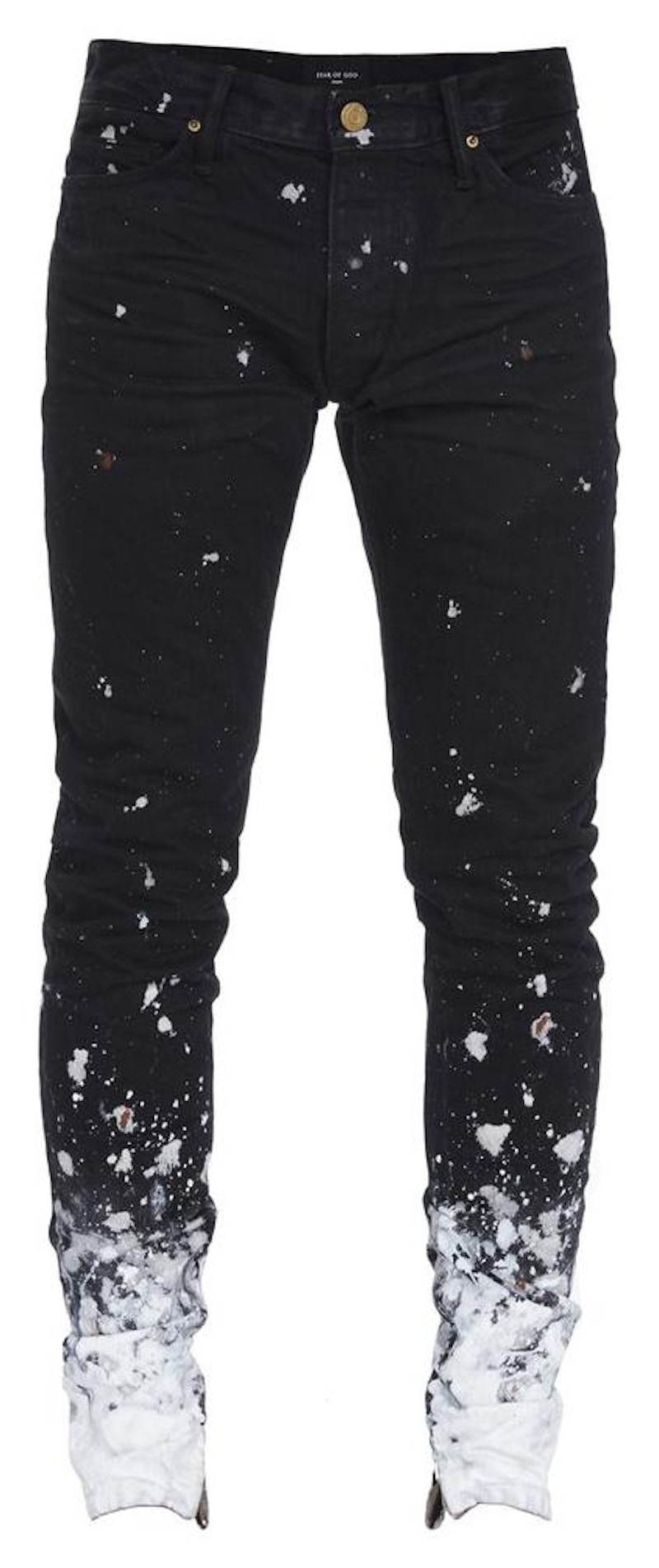 Fear of god store paint splatter jeans